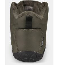 Unisex vysoká outdoorová barefoot obuv BARE HIGH WP-U KILPI Tmavě zelená