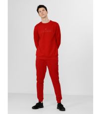 Pánská bavlněná mikina H4L22-BLM350 4F RED