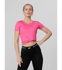 Dámské funkční triko H4L22-TSDF352 4F PINK