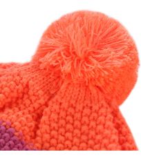 Dětská zimní čepice TANAKIL 2 ALPINE PRO Neon coral