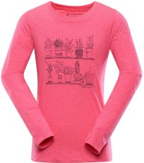 Dětské triko dlouhý rukáv RIMONO ALPINE PRO pink glo