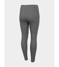 Dámské legíny H4Z19-LEG001 4F GREY MELANGE