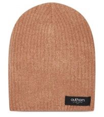 Pánská zimní čepice HOZ21-CAM605 Outhorn light brown