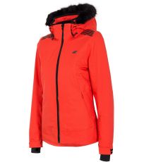 Dámská lyžařská bunda Dámská lyžařská bunda 4F KUDN008 White 10S bílá 4F RED