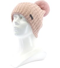 Dámská pletená merino čepice Minor VoXX® růžová