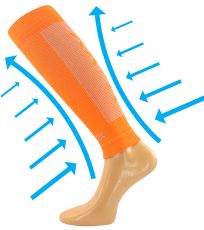 Kompresní návlek na lýtko 1 pár Formig VoXX® neon oranžová