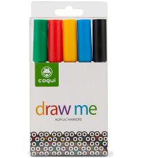 Dětské sandály + fixy BIG FROG COQUI White draw me