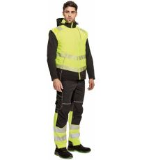 Pánská zateplená HI-VIS bunda KNOXFIELD PROFI Knoxfield žlutá