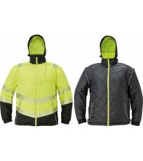 Pánská zateplená HI-VIS bunda KNOXFIELD PROFI Knoxfield žlutá