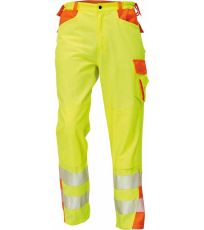 Pánské pracovní HI-VIS kalhoty LATTON Cerva žlutá/oranžová