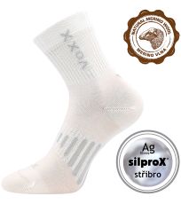 Unisex sportovní merino ponožky Powrix Voxx bílá