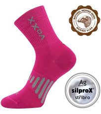 Unisex sportovní merino ponožky Powrix Voxx fuxia