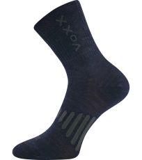 Unisex sportovní merino ponožky Powrix Voxx tmavě modrá