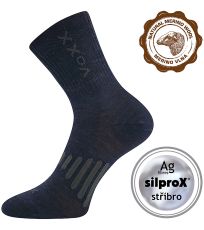 Unisex sportovní merino ponožky Powrix Voxx tmavě modrá