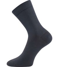 Unisex ponožky s volným lemem - 3 páry Drmedik Lonka tmavě šedá