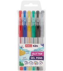 Gelové pero 6 ks GLITTER Easy
