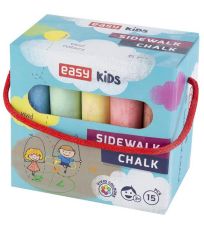Chodníkové křídy 15 ks EASY Colours Easy