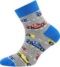 Dětské trendy ponožky - 3 páry Dedotik Lonka mix kluk