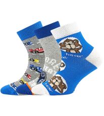 Dětské trendy ponožky - 3 páry Dedotik Lonka mix kluk