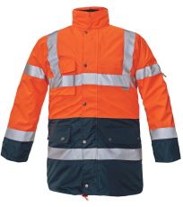 Pánská HI-VIS zimní bunda BI ROAD Cerva navy