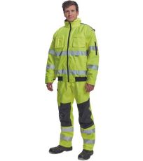 Pánská HI-VIS zimní bunda CLOVELLY PILOT 2 v 1 Cerva žlutá