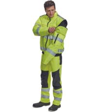 Pánská HI-VIS zimní bunda CLOVELLY PILOT 2 v 1 Cerva žlutá