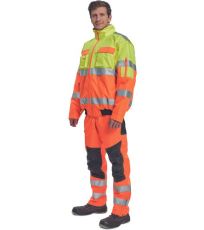 Pánská HI-VIS zimní bunda CLOVELLY PILOT 2 v 1 Cerva žlutá/oranžová