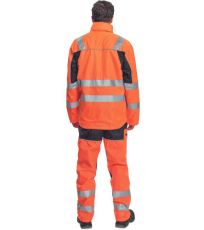 Pánská HI-VIS bunda TICINO Cerva oranžová