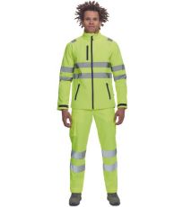 Pánská HI-VIS softshellová bunda MURCIA Cerva žlutá
