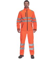 Pánská HI-VIS softshellová bunda MURCIA Cerva oranžová