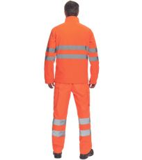 Pánská HI-VIS softshellová bunda MURCIA Cerva oranžová