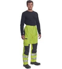 Pánské pracovní HI-VIS kalhoty TICINO Cerva žlutá