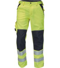 Pánské pracovní HI-VIS kalhoty KNOXFIELD Knoxfield žlutá