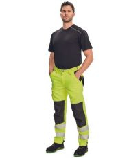 Pánské pracovní HI-VIS kalhoty KNOXFIELD Knoxfield žlutá