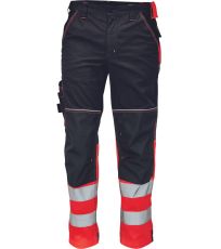 Pánské pracovní kalhoty KNOXFIELD Knoxfield antracit/červená