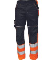 Pánské pracovní kalhoty KNOXFIELD Knoxfield antracit/oranžová