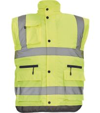 Pánská pracovní zateplená HI-VIS vesta CORDOBA Cerva žlutá