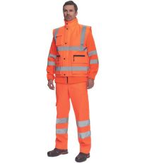 Pánská pracovní zateplená HI-VIS vesta CORDOBA Cerva oranžová
