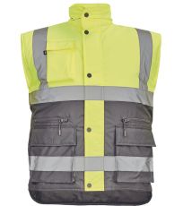 Pánská pracovní zateplená HI-VIS vesta HELLIN Cerva