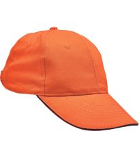 Unisex baseballová kšiltovka TULLE Cerva oranžová