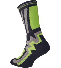 Unisex ponožky LONG Knoxfield černá/žlutá