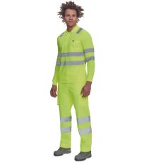 Pánská pracovní HI-VIS polokošile LUGO Cerva žlutá