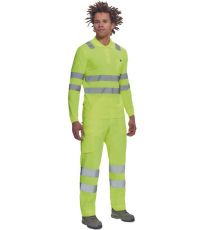 Pánská pracovní HI-VIS polokošile LUGO Cerva žlutá