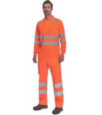 Pánská pracovní HI-VIS polokošile LUGO Cerva oranžová