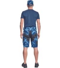 Pánské pracovní šortky NEURUM CAMOUFLAGE Cerva navy