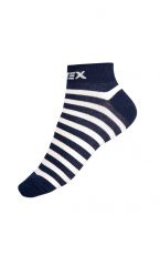 Designové ponožky nízké 9A000 LITEX pruhy