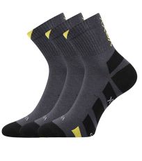 Unisex sportovní ponožky - 3 páry Gastl Voxx tmavě šedá