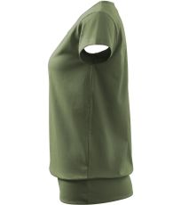 Dámské triko City Malfini khaki