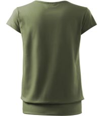 Dámské triko City Malfini khaki