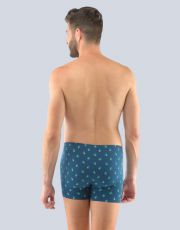 Boxerky s kratší nohavičkou 73109P GINA petrolejová máta
